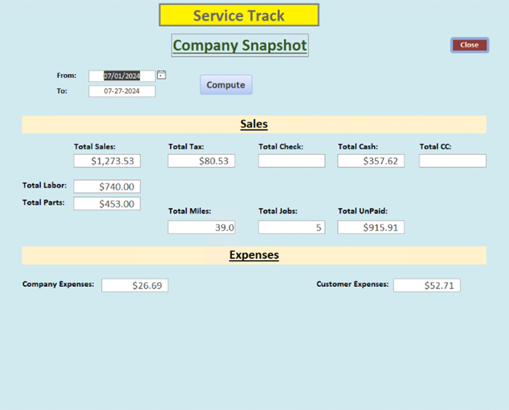 ServiceTrack | Service Tracking Software for the Sole Proprietor | Local Service Rep | Rock Local Media group | Onslow Advertiser | Buy | Sell | Market | Advertise | Web Design | SEO