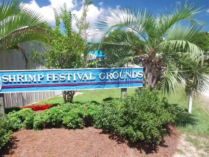 Sneads Ferry Shrimp Festival grounds sign